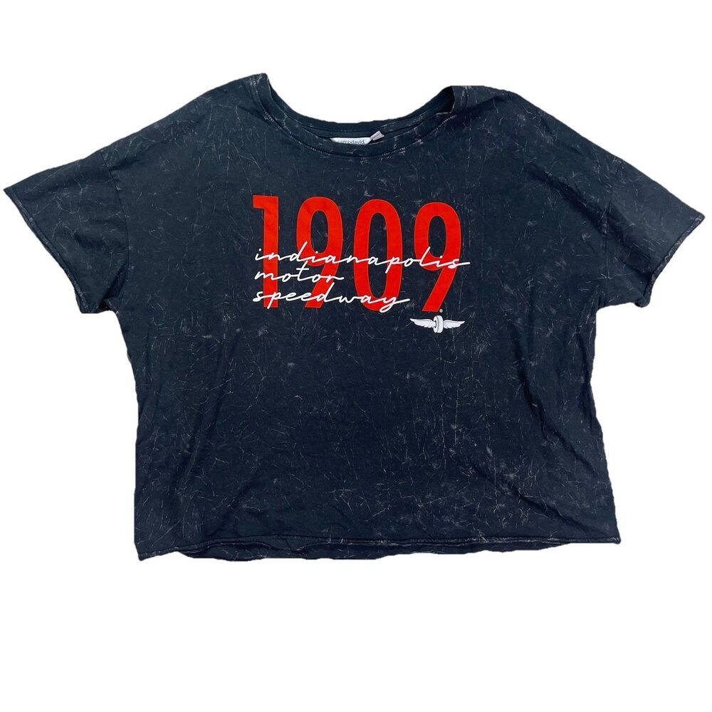 CampDavid Womensβ T Shirt 1909 Indianapolis Motor Speedway Grey Size XL New
